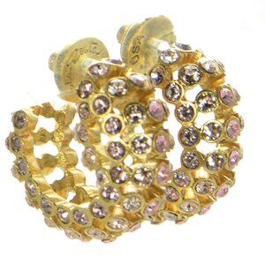 Oscar de la Renta Medium Disco Hoop Earrings